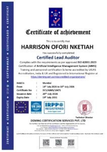ISO 42001 Lead Auditor