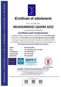 ISO 27001:2023  Lead Auditor