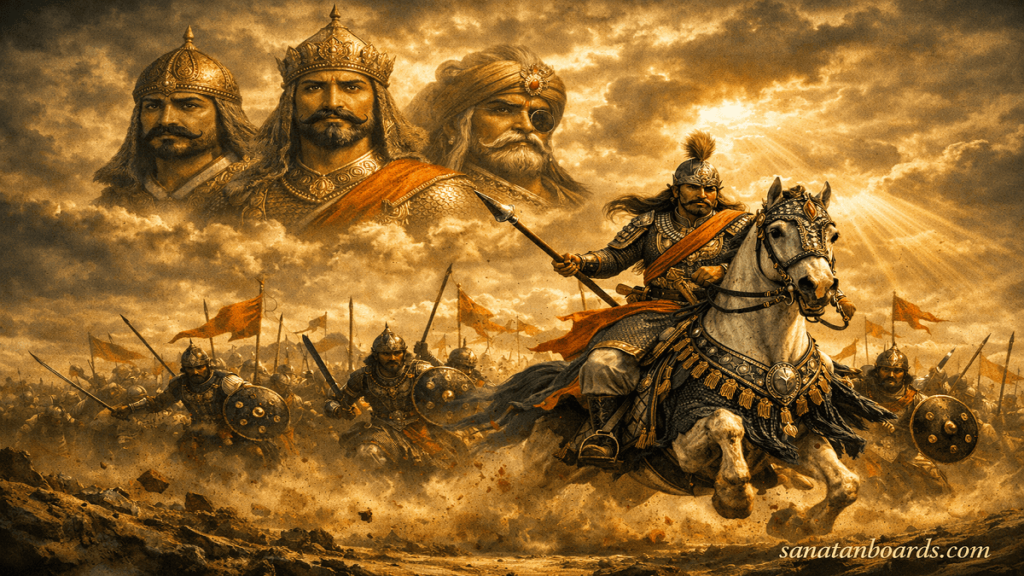 RAJPUT KINGDOMS – KING PRITHVIRAJ CHAUHAN, RANA KUMBHA, RANA SANGA, MAHARANA PRATAP