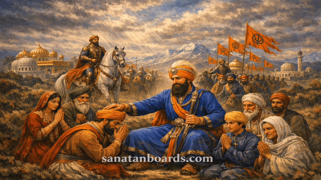 SIKH EMPIRE – GURU GOBIND SINGH (HINDU-SIKH UNITY), MAHARAJA RANJIT SINGH 