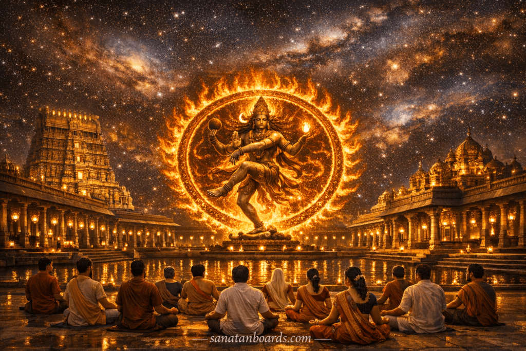 CHIDAMBARAM NATARAJA TEMPLE (TAMIL NADU) – COSMIC DANCE OF SHIVA
