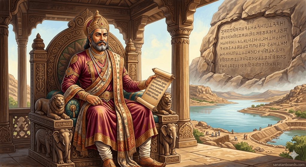 RUDRADAMAN I (SAKA RULER PROMOTING SANSKRIT)