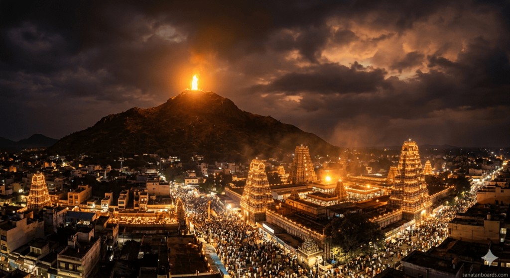ANNAMALAIYAR TEMPLE (TAMIL NADU) – ARUNACHALA JYOTI DARSHAN