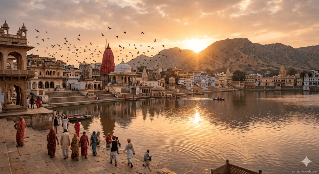 PUSHKAR (RAJASTHAN) – ONLY BRAHMA TEMPLE