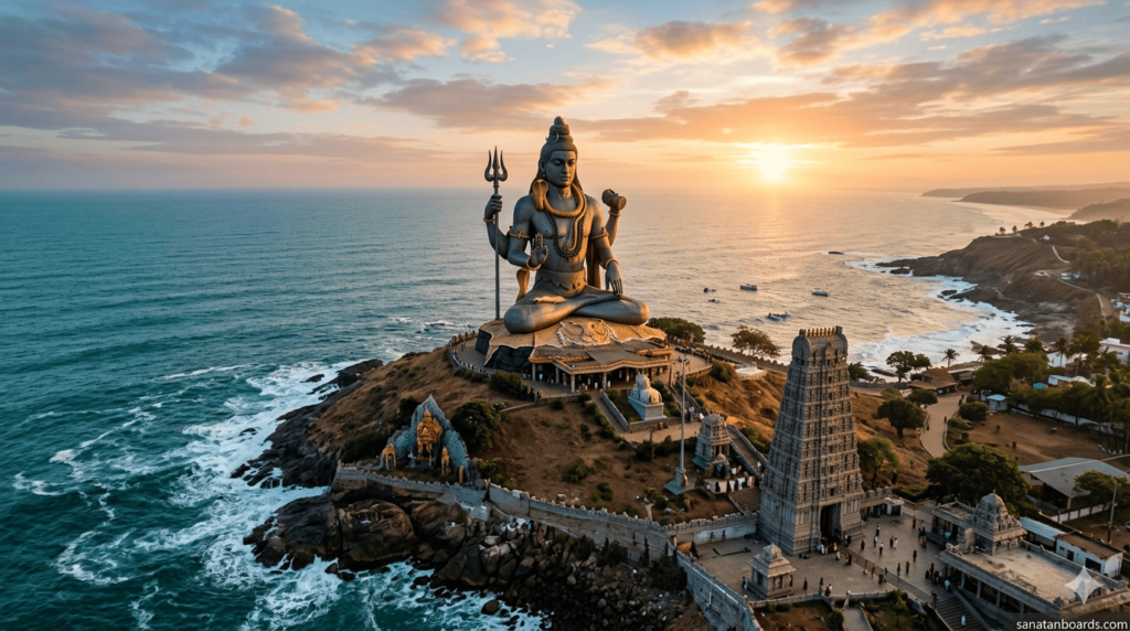 MURUDESHWAR (KARNATAKA) – WORLD’S SECOND-LARGEST SHIVA STATUE